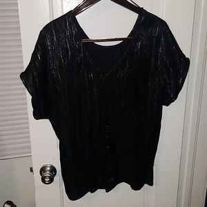 Black and Silver Top